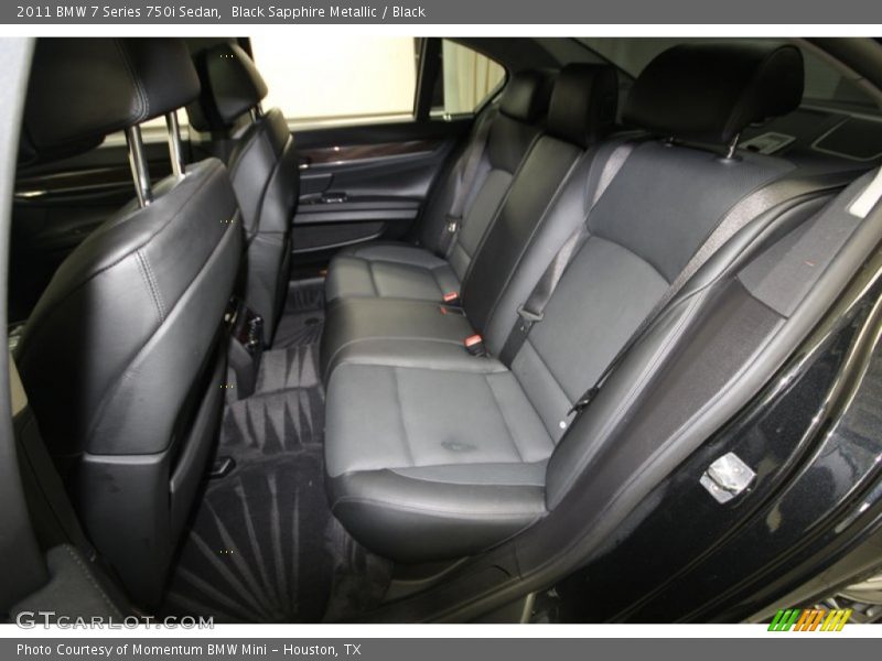 Black Sapphire Metallic / Black 2011 BMW 7 Series 750i Sedan