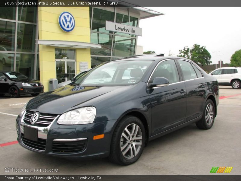 Blue Graphite Metallic / Grey 2006 Volkswagen Jetta 2.5 Sedan