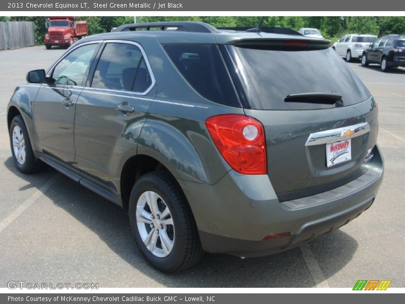 Steel Green Metallic / Jet Black 2013 Chevrolet Equinox LT