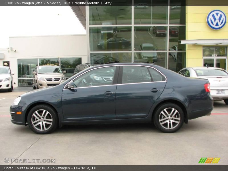 Blue Graphite Metallic / Grey 2006 Volkswagen Jetta 2.5 Sedan