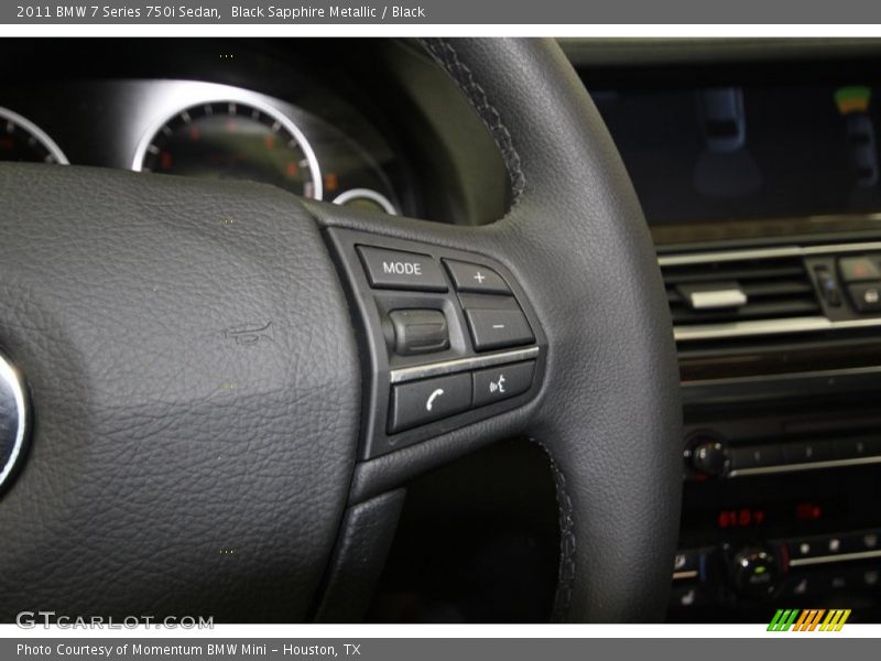 Black Sapphire Metallic / Black 2011 BMW 7 Series 750i Sedan