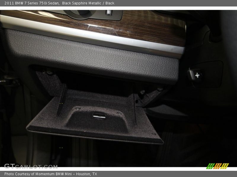Black Sapphire Metallic / Black 2011 BMW 7 Series 750i Sedan