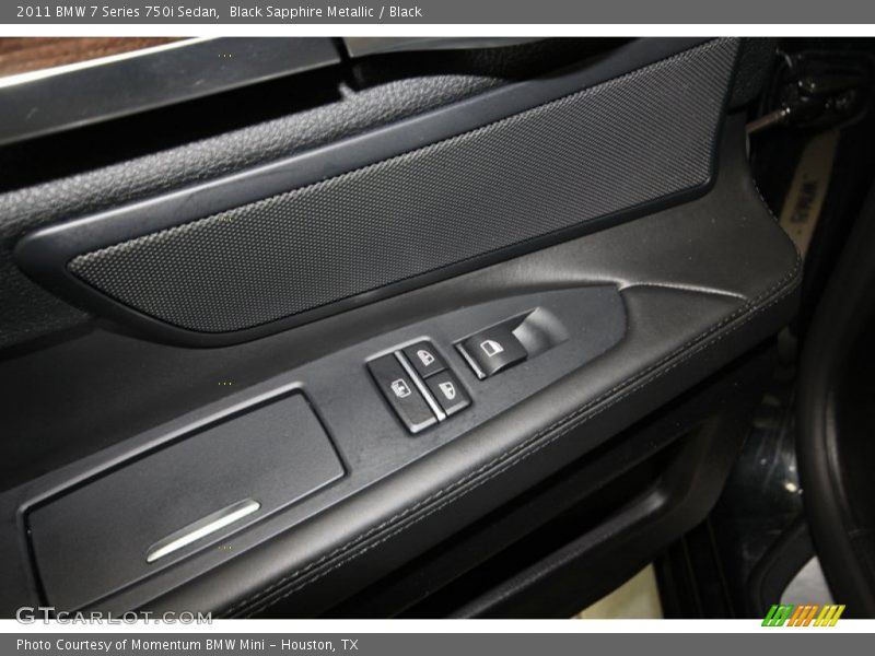 Black Sapphire Metallic / Black 2011 BMW 7 Series 750i Sedan