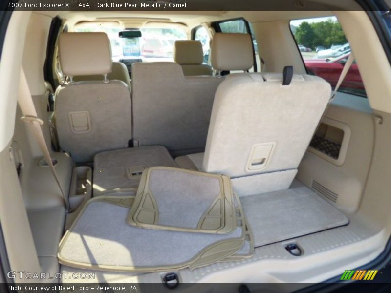 Dark Blue Pearl Metallic / Camel 2007 Ford Explorer XLT 4x4