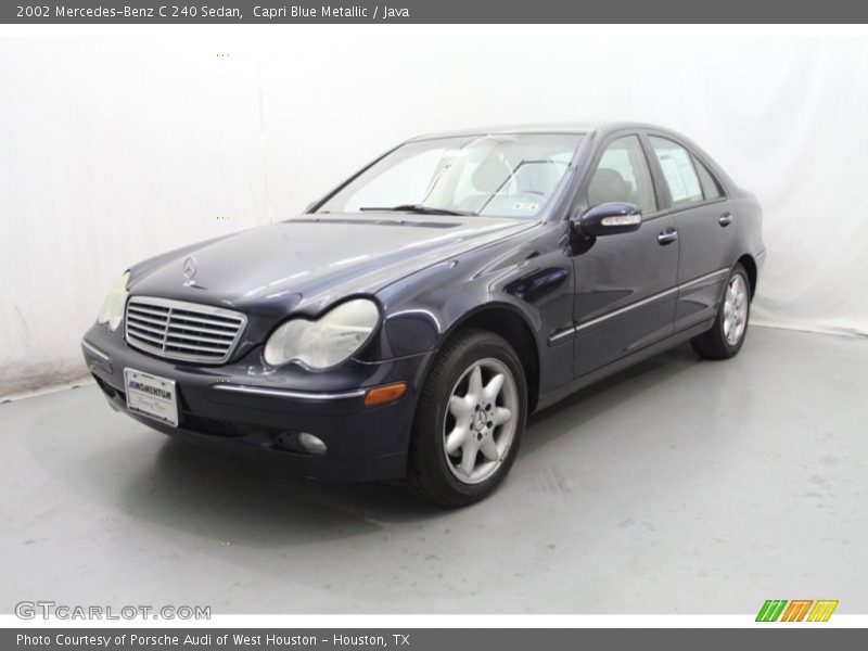 Capri Blue Metallic / Java 2002 Mercedes-Benz C 240 Sedan