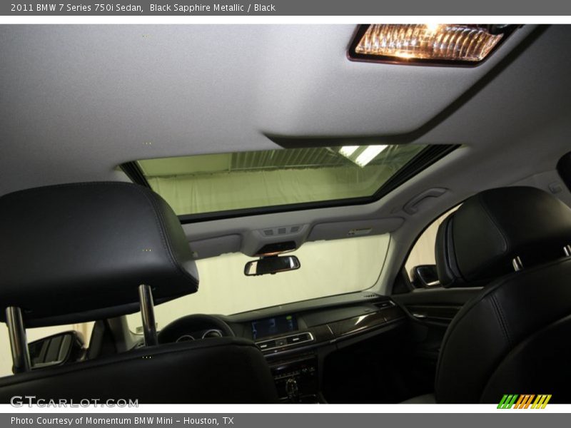 Black Sapphire Metallic / Black 2011 BMW 7 Series 750i Sedan