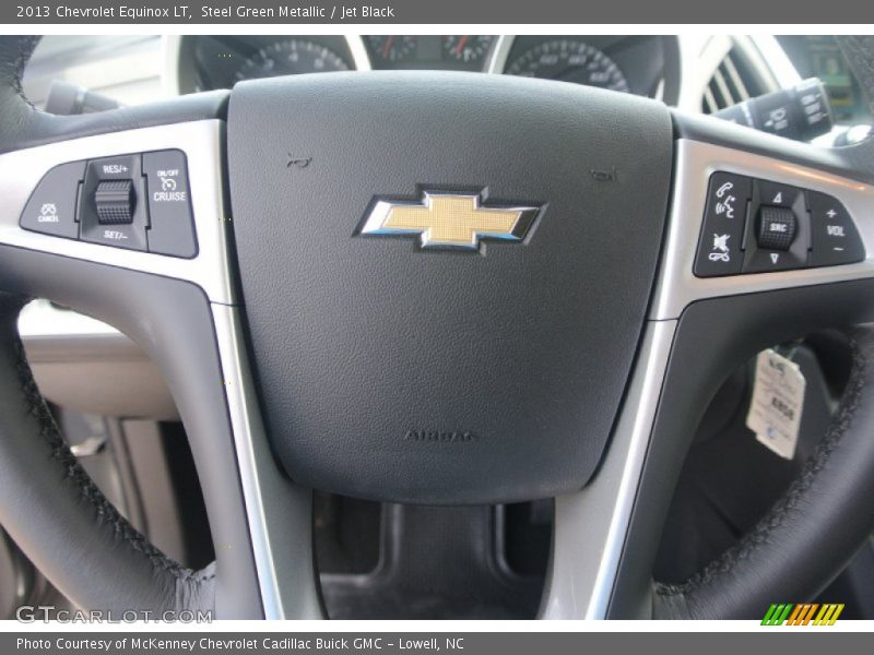 Steel Green Metallic / Jet Black 2013 Chevrolet Equinox LT