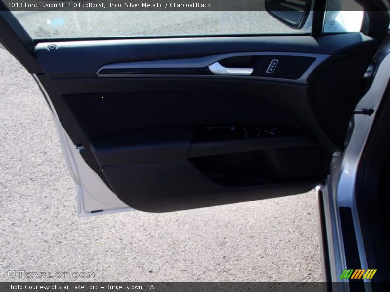 Ingot Silver Metallic / Charcoal Black 2013 Ford Fusion SE 2.0 EcoBoost