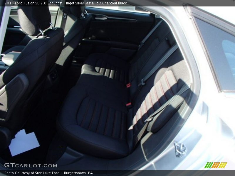 Ingot Silver Metallic / Charcoal Black 2013 Ford Fusion SE 2.0 EcoBoost