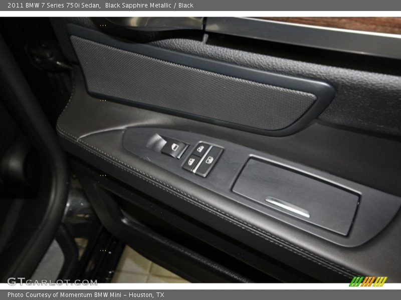 Black Sapphire Metallic / Black 2011 BMW 7 Series 750i Sedan