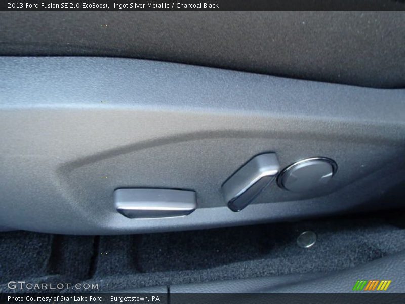 Ingot Silver Metallic / Charcoal Black 2013 Ford Fusion SE 2.0 EcoBoost