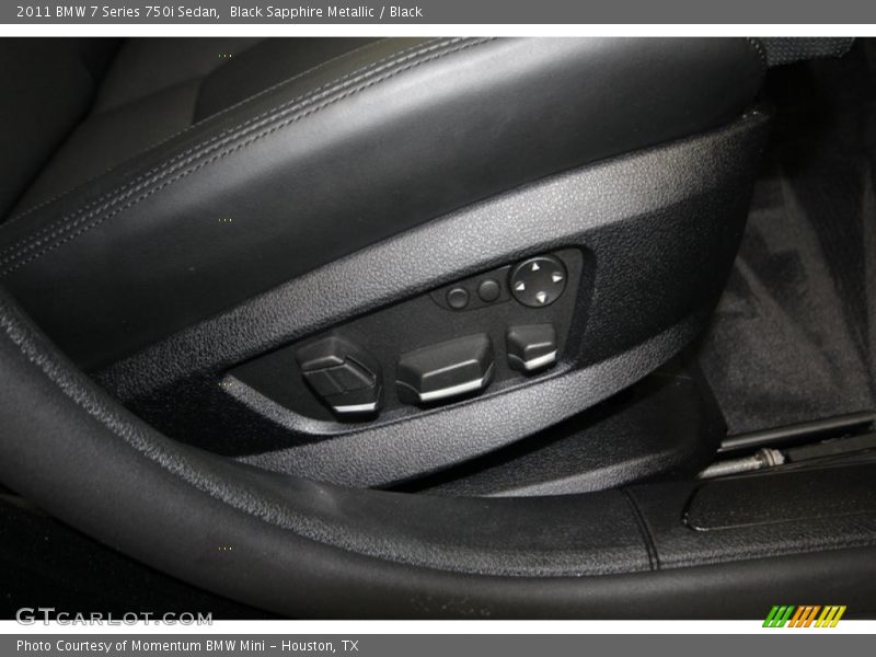 Black Sapphire Metallic / Black 2011 BMW 7 Series 750i Sedan