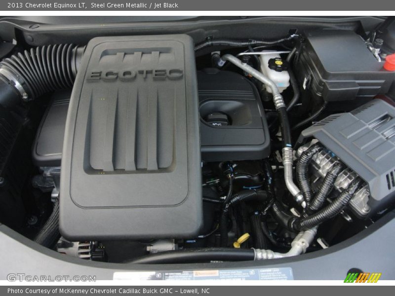 Steel Green Metallic / Jet Black 2013 Chevrolet Equinox LT