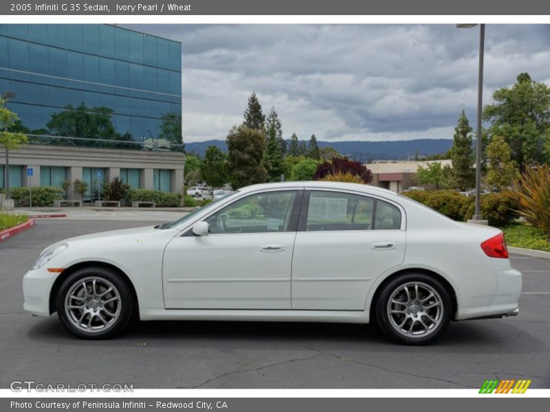 Ivory Pearl / Wheat 2005 Infiniti G 35 Sedan