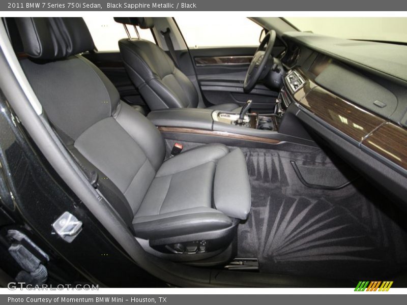 Black Sapphire Metallic / Black 2011 BMW 7 Series 750i Sedan