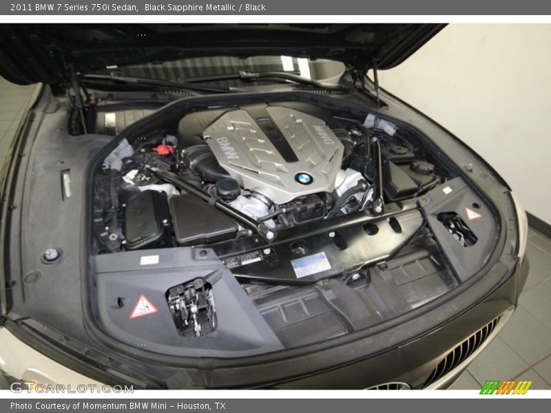 Black Sapphire Metallic / Black 2011 BMW 7 Series 750i Sedan