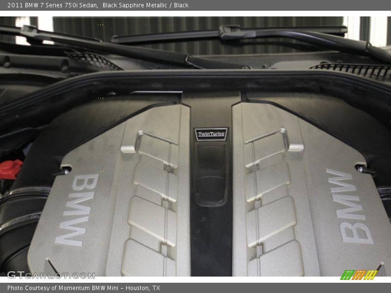 Black Sapphire Metallic / Black 2011 BMW 7 Series 750i Sedan
