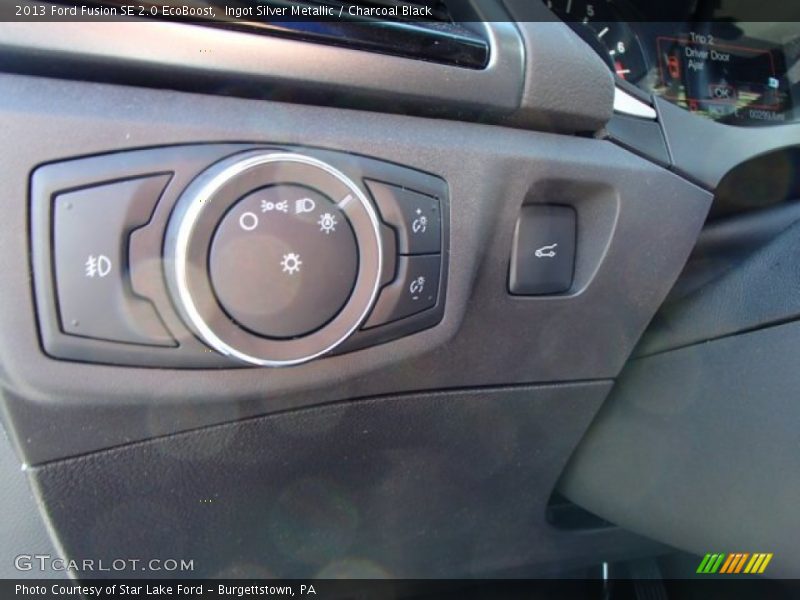 Ingot Silver Metallic / Charcoal Black 2013 Ford Fusion SE 2.0 EcoBoost