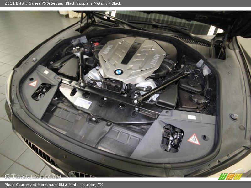 Black Sapphire Metallic / Black 2011 BMW 7 Series 750i Sedan