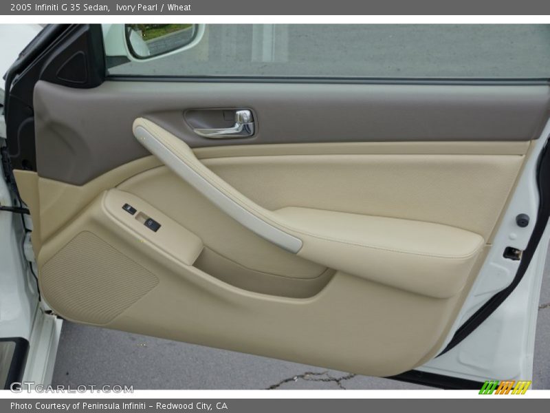 Ivory Pearl / Wheat 2005 Infiniti G 35 Sedan