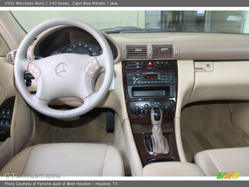 Dashboard of 2002 C 240 Sedan