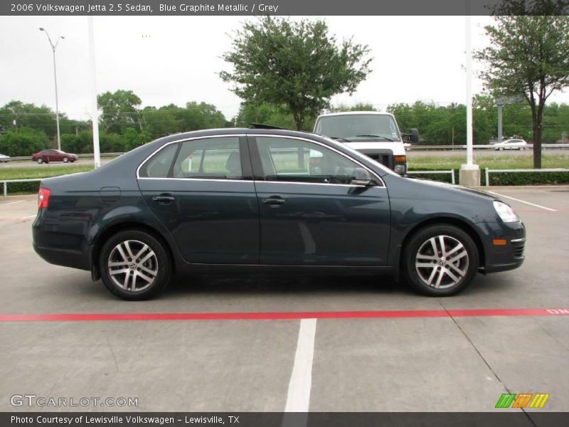 Blue Graphite Metallic / Grey 2006 Volkswagen Jetta 2.5 Sedan