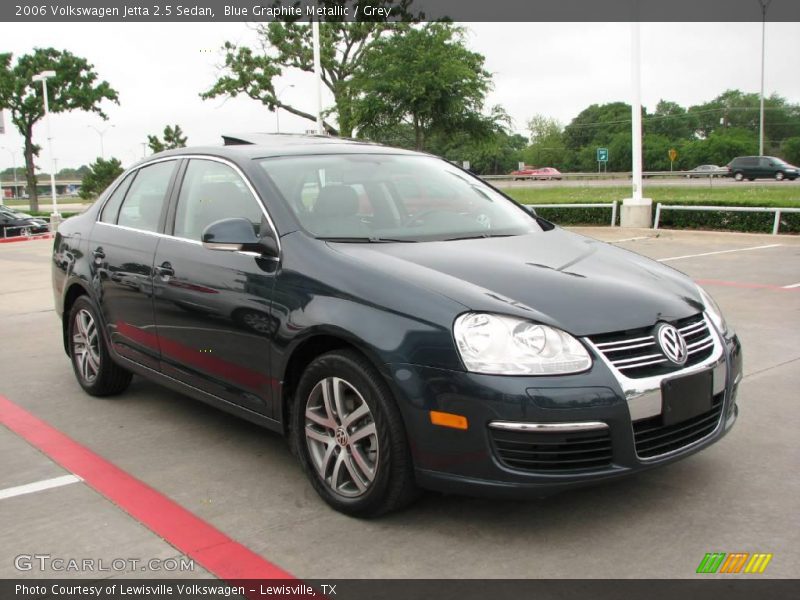 Blue Graphite Metallic / Grey 2006 Volkswagen Jetta 2.5 Sedan