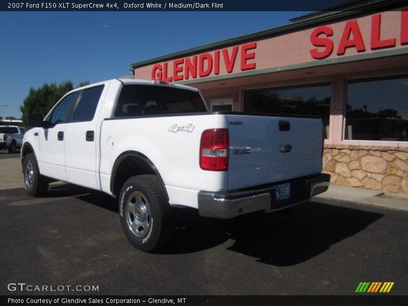 Oxford White / Medium/Dark Flint 2007 Ford F150 XLT SuperCrew 4x4