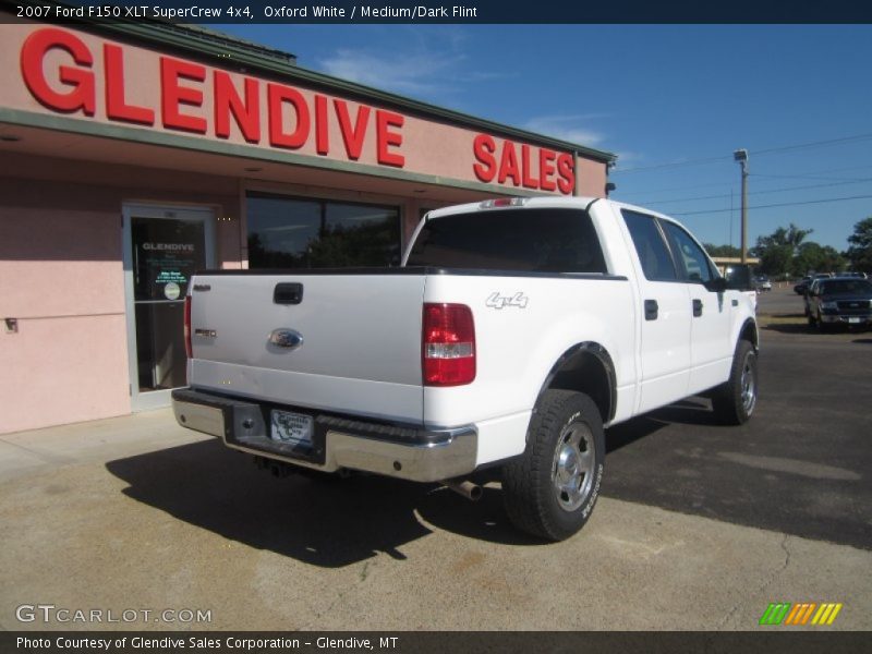 Oxford White / Medium/Dark Flint 2007 Ford F150 XLT SuperCrew 4x4