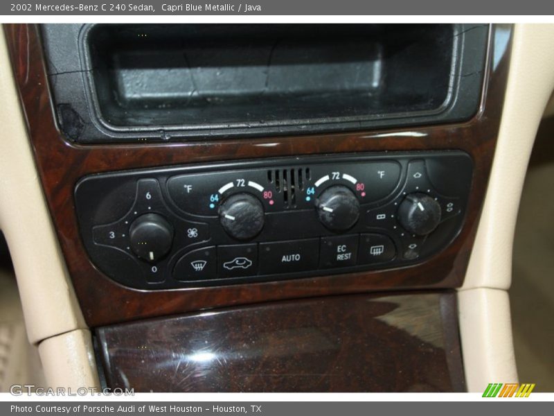 Capri Blue Metallic / Java 2002 Mercedes-Benz C 240 Sedan