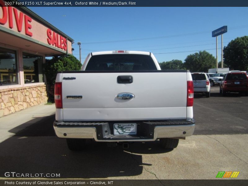 Oxford White / Medium/Dark Flint 2007 Ford F150 XLT SuperCrew 4x4