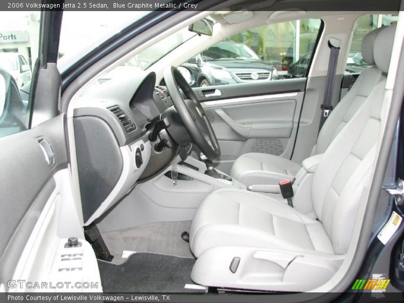 Blue Graphite Metallic / Grey 2006 Volkswagen Jetta 2.5 Sedan