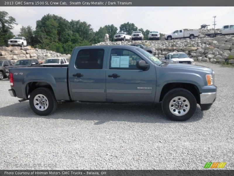 Stealth Gray Metallic / Dark Titanium 2013 GMC Sierra 1500 SL Crew Cab