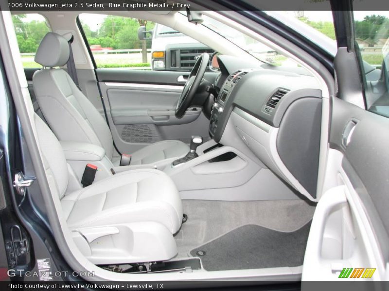 Blue Graphite Metallic / Grey 2006 Volkswagen Jetta 2.5 Sedan