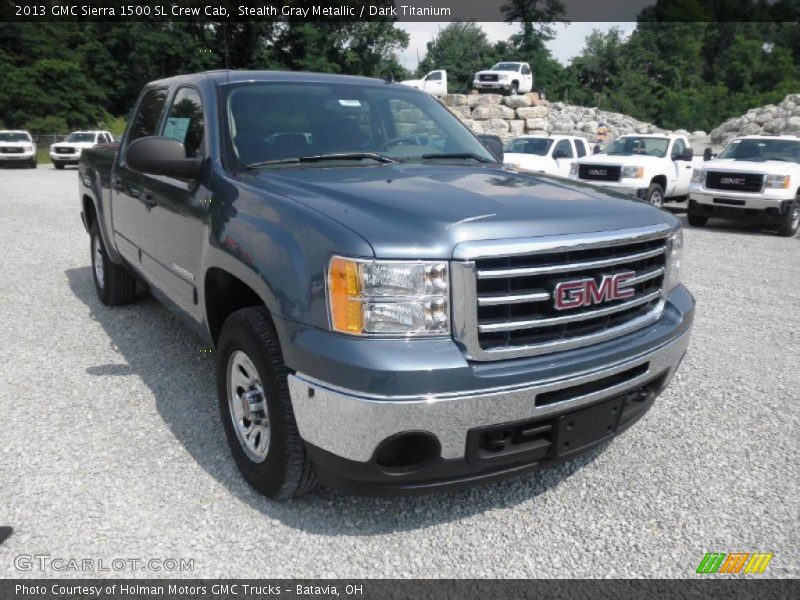 Stealth Gray Metallic / Dark Titanium 2013 GMC Sierra 1500 SL Crew Cab