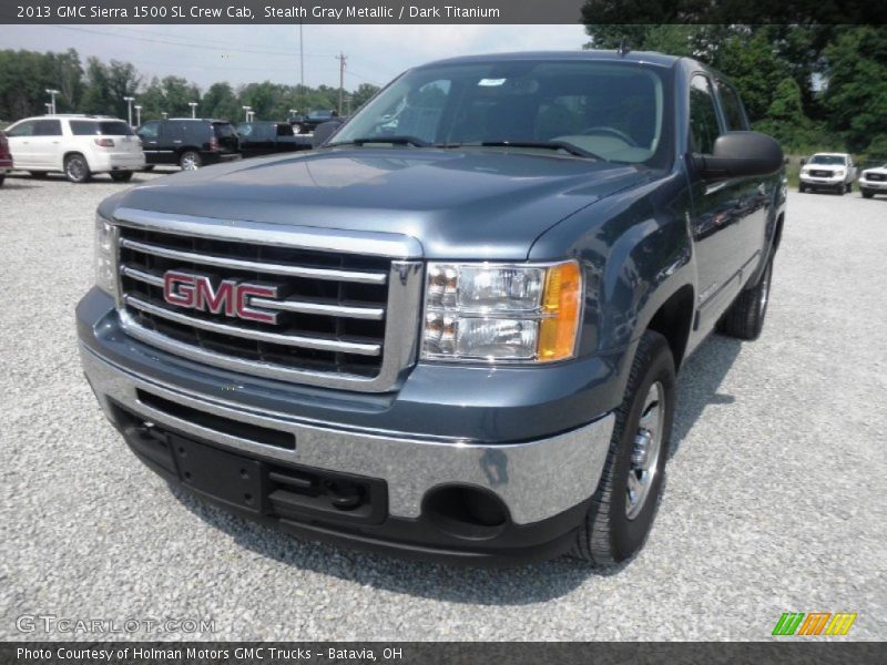 Stealth Gray Metallic / Dark Titanium 2013 GMC Sierra 1500 SL Crew Cab