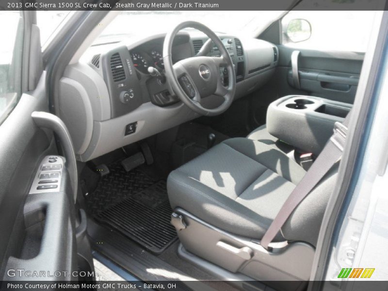 Stealth Gray Metallic / Dark Titanium 2013 GMC Sierra 1500 SL Crew Cab