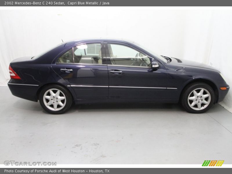 Capri Blue Metallic / Java 2002 Mercedes-Benz C 240 Sedan