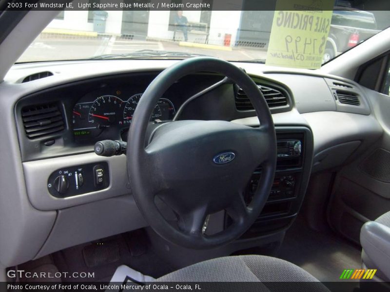 Light Sapphire Blue Metallic / Medium Graphite 2003 Ford Windstar LE