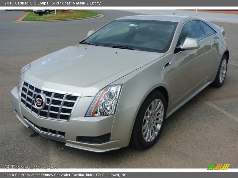 Silver Coast Metallic / Ebony 2013 Cadillac CTS Coupe