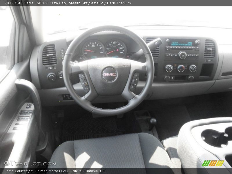 Stealth Gray Metallic / Dark Titanium 2013 GMC Sierra 1500 SL Crew Cab