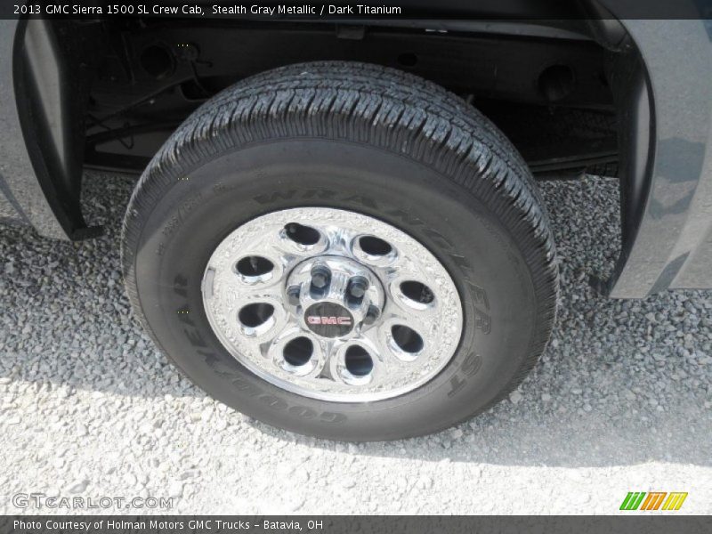 Stealth Gray Metallic / Dark Titanium 2013 GMC Sierra 1500 SL Crew Cab