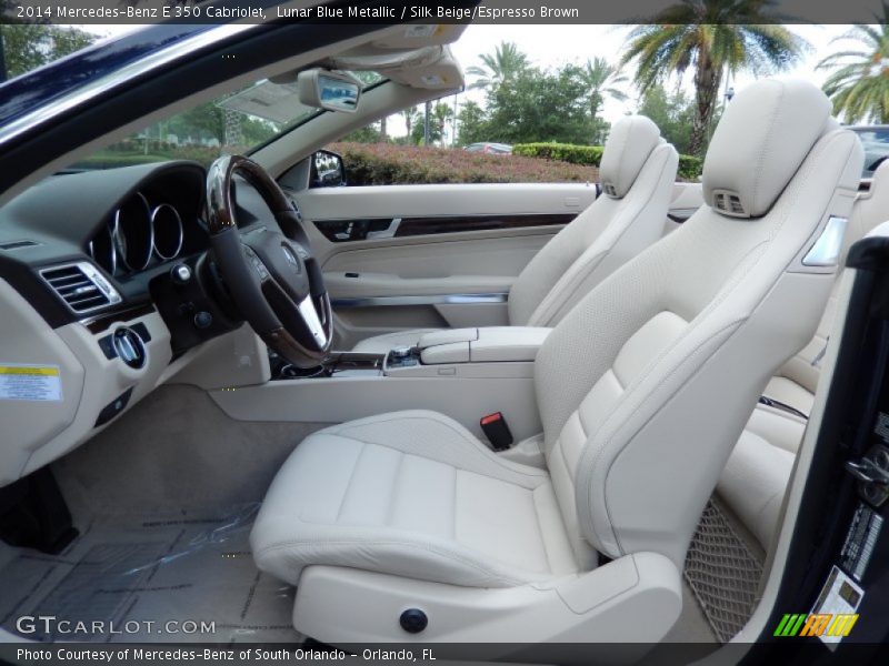 Silk Beige/Espresso Brown Interior - 2014 E 350 Cabriolet 