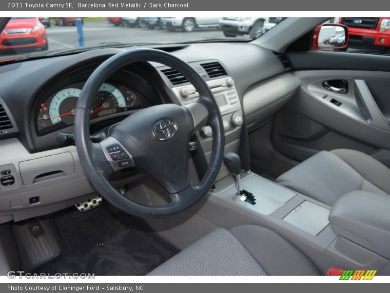 Barcelona Red Metallic / Dark Charcoal 2011 Toyota Camry SE