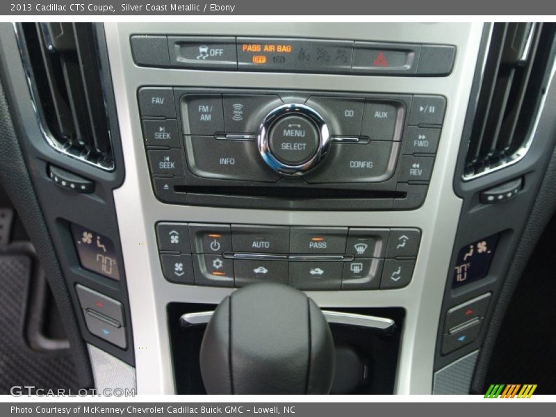 Silver Coast Metallic / Ebony 2013 Cadillac CTS Coupe