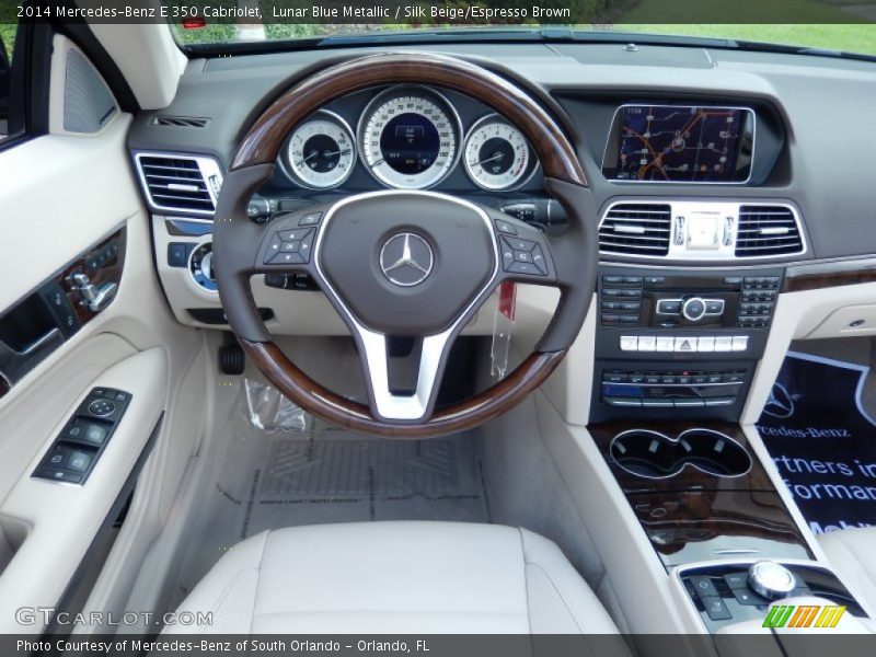 Dashboard of 2014 E 350 Cabriolet