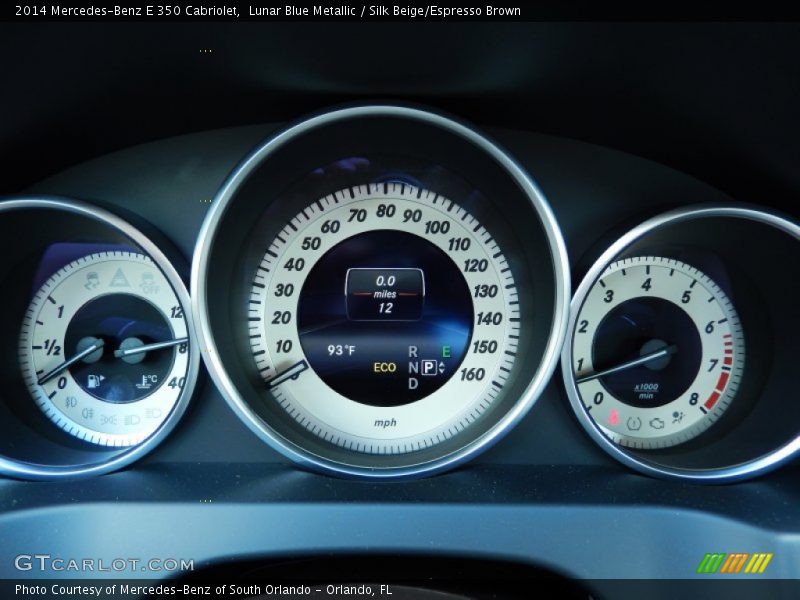  2014 E 350 Cabriolet 350 Cabriolet Gauges