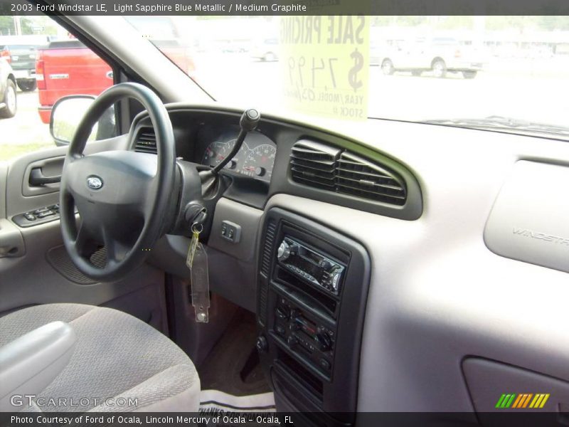 Light Sapphire Blue Metallic / Medium Graphite 2003 Ford Windstar LE