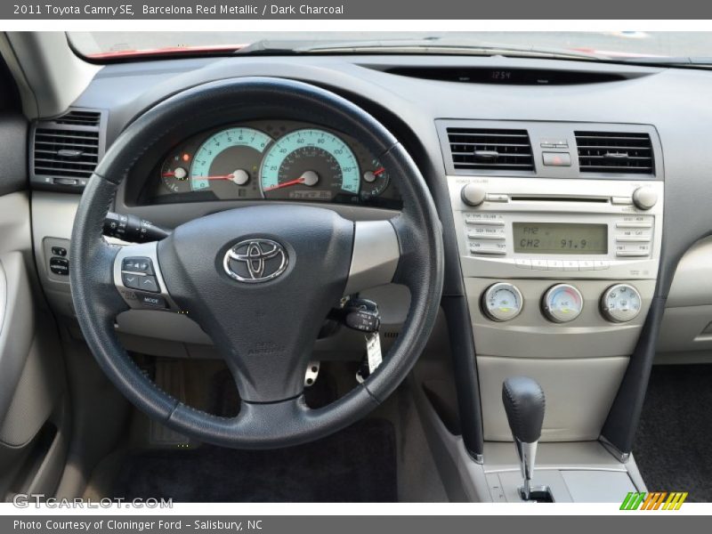 Barcelona Red Metallic / Dark Charcoal 2011 Toyota Camry SE