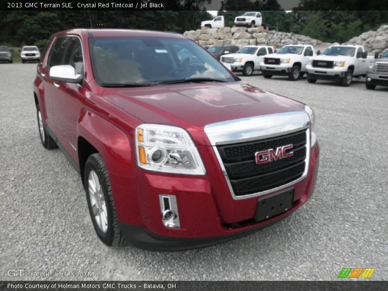 Crystal Red Tintcoat / Jet Black 2013 GMC Terrain SLE